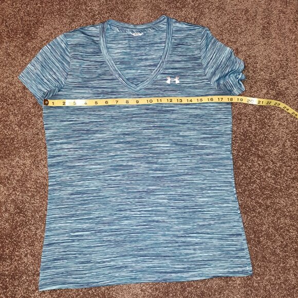 Under Armour Women's UA Tech™ Space Dye V-Neck - Picture 3 of 8